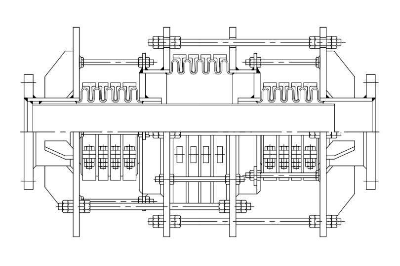 昌栄産業株式会社 | SE-9000S 直管圧力均衡型伸縮管継手 の図面データ